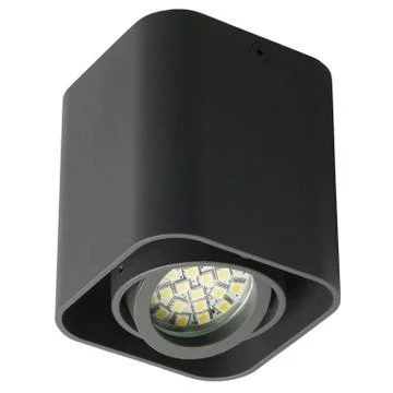 Lamp ceiling light on an isolated background. Backlight. Stock Photos