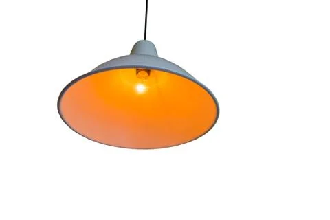 Lamp on ceiling or Interior Lighting on white background Stock-Fotos
