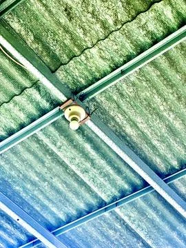 Lamp at the ceiling Stock Photos