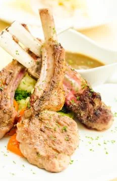 Lamp chop Stock Photos