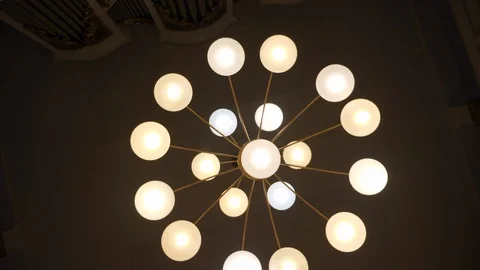 Lamp in church Video stock 106768207