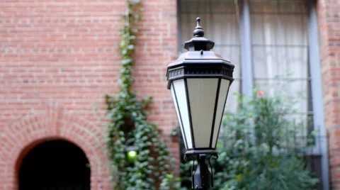 Lamp Close Up Dolly Right Stock Footage 931696