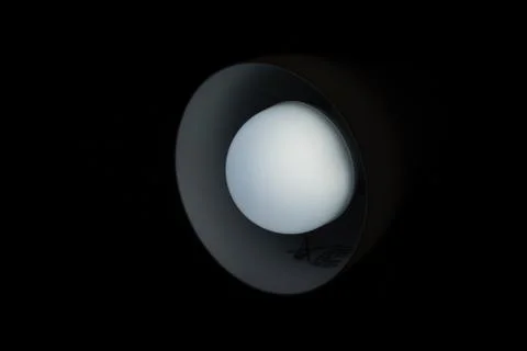 Lamp in the darkness Stock-Fotos