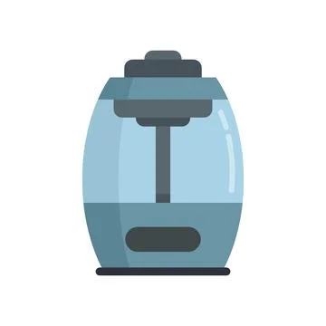 Lamp diffuser icon, flat style Illustrazione stock