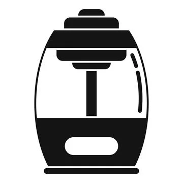 Lamp diffuser icon, simple style Illustrazione stock