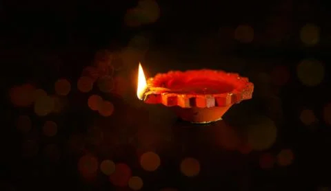 Lamp Diya Stock Photos