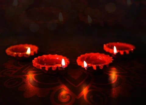 Lamp Diya. Stock Photos