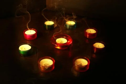 Lamp Diya. Stock Photos