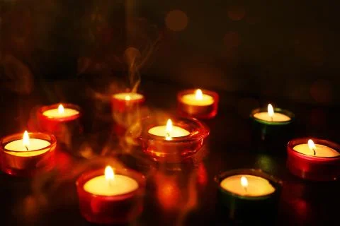 Lamp Diya. Stock Photos