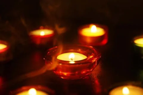 Lamp Diya. Stock Photos
