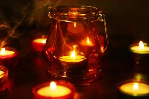 Lamp Diya. Stock Photos