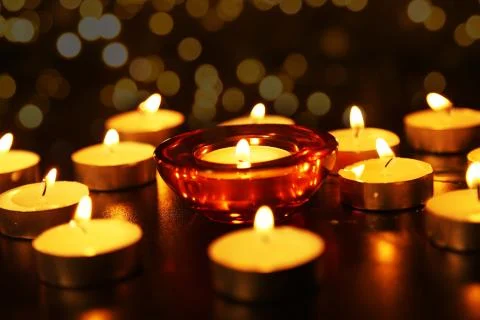 Lamp Diya. Stock Photos
