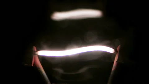 Lamp filament loop Stock Footage 100645759