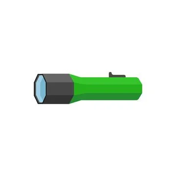 Lamp flashlight cartoon vector illustration 스톡 일러스트