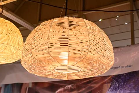 Lamp is handmade Stock Photos