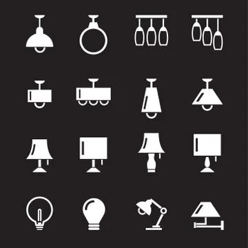 Lamp icon Stock Illustration