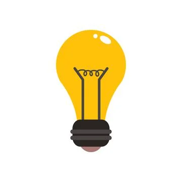 Lamp icon, vector illustration isolated on white background Stock Illustration