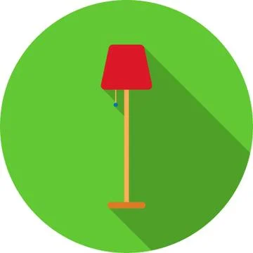 Lamp icon of vector illustration for web and mobile Stock Illustration