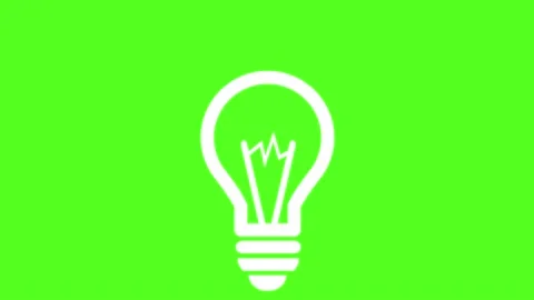 Lamp in idea concept stop motion footage. Stock Footage 232967946