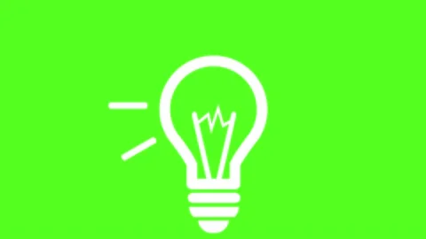 Lamp in idea concept stop motion footage. Stock Footage 232967947