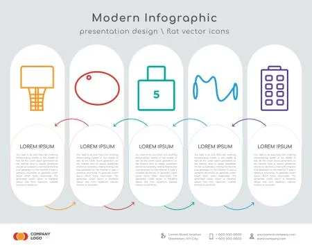 Lamp infographics design 스톡 일러스트