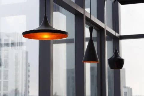 Lamp interior design Stock Photos