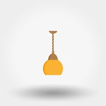 Lamp for kitchen. Icon. Vector. Flat. Stock Illustration