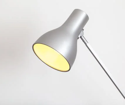 Lamp with light bulb Stock Photos