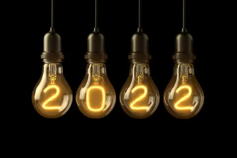 Lamp light bulbs Stock Illustration