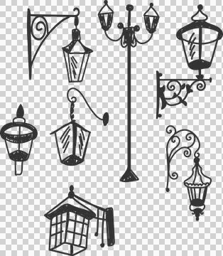 Lamp light Stock-Illustration