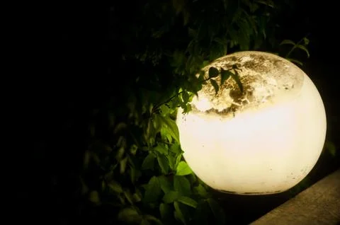 Lamp light in studio place Stock Photos