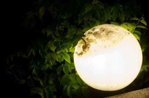 Lamp light in studio place Foto stock