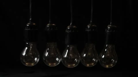 Lamp lights up in the dark and lights others Video stock 88715666