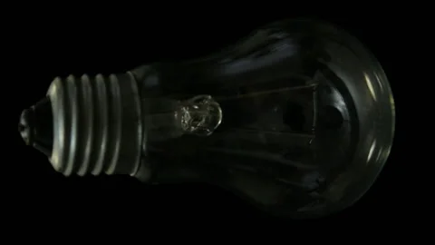 Lamp lights up in the dark Video stock 88717596