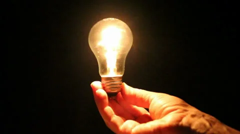 Lamp lights up Stock Footage 35523689