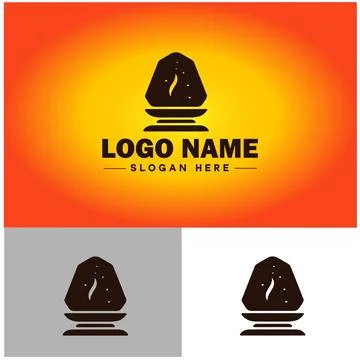 Lamp Logo bulb Light icon Company brand business logo template editable vecto Stock Illustration