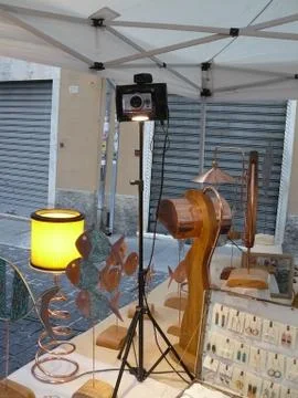 Lamp obtained from a camera Stock Photos