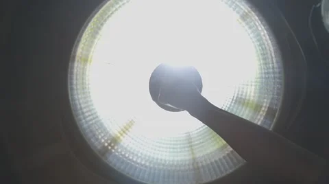 Lamp in operating room, switch on and direct, surgery, hospital Stock Footage 51433948