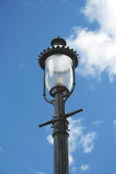 Lamp post and sky Stock Photos