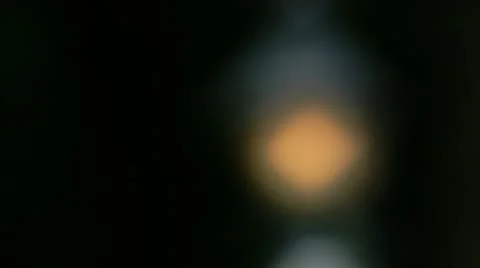 Lamp Post Comes into Focus Stock Footage