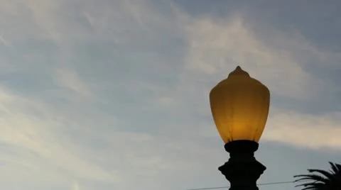 Lamp Post Video stock 20435660