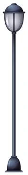 A lamp post Illustrazione stock