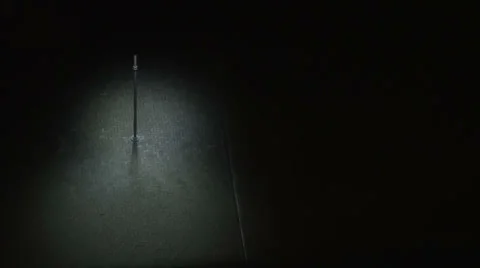 The lamp post at night Video stock 22563428