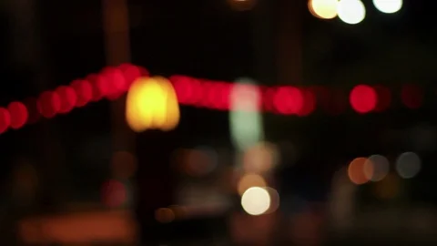 Lamp post at night Stock Footage 86157930