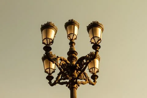 Lamp post Foto stock