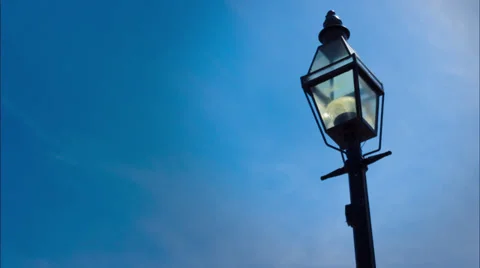 Lamp Post Timelapse 스톡 동영상 37143122