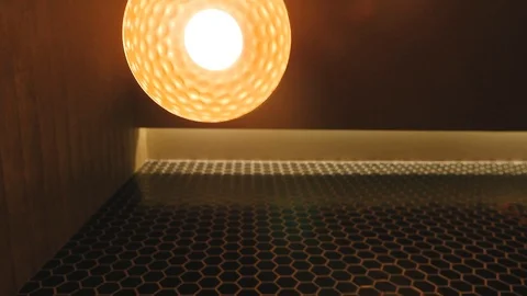 The lamp in the room Stock Footage 104627359