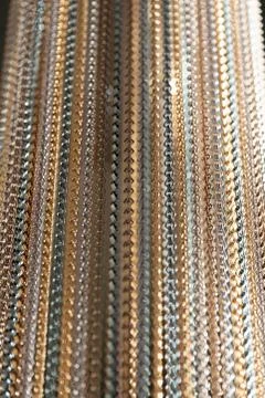 Lamp shade made of chains Stock Photos