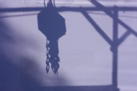 Lamp shadow on the fabric Stock Photos