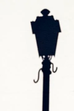 Lamp shadow Stock Photos